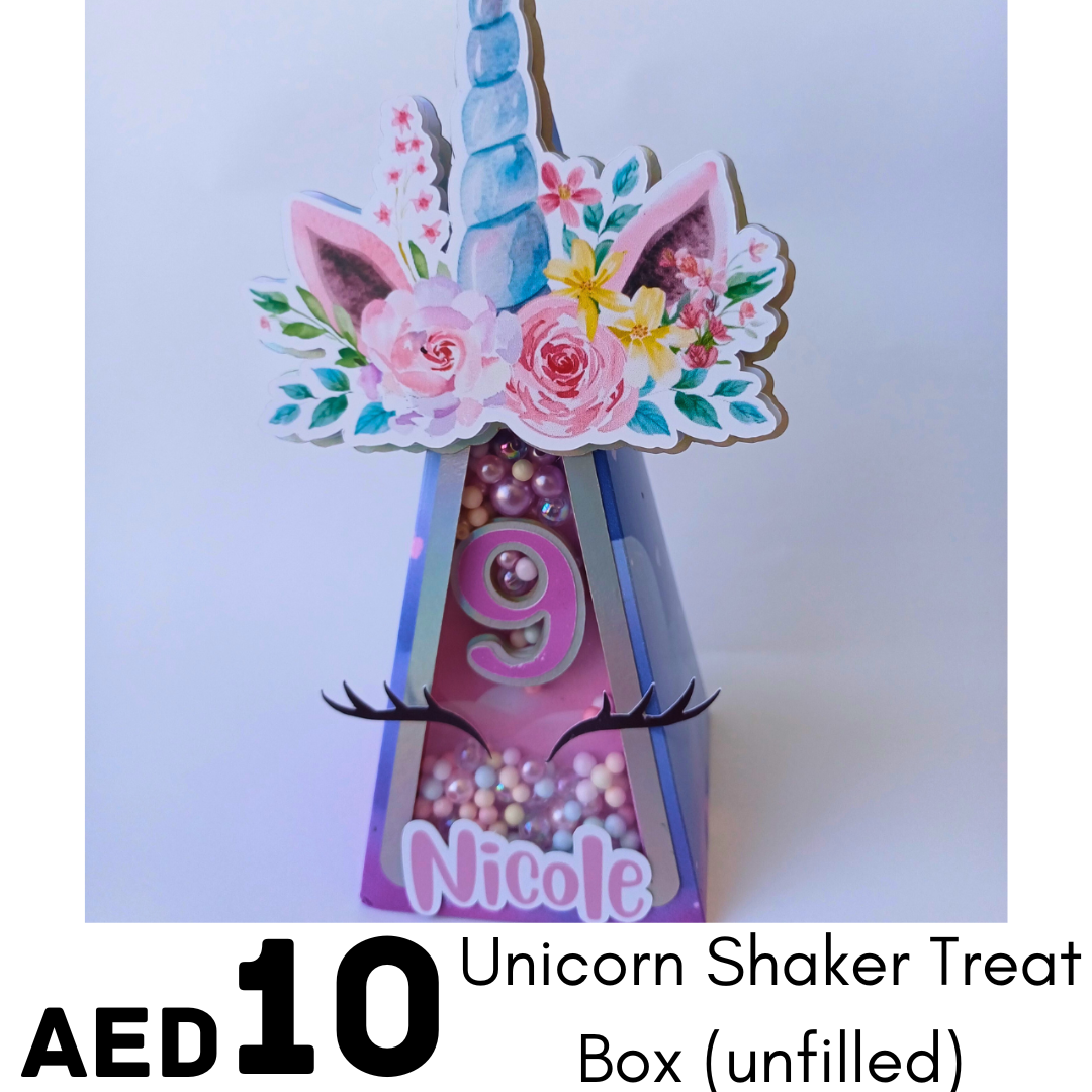 Customizable Pyramid Shaker Box