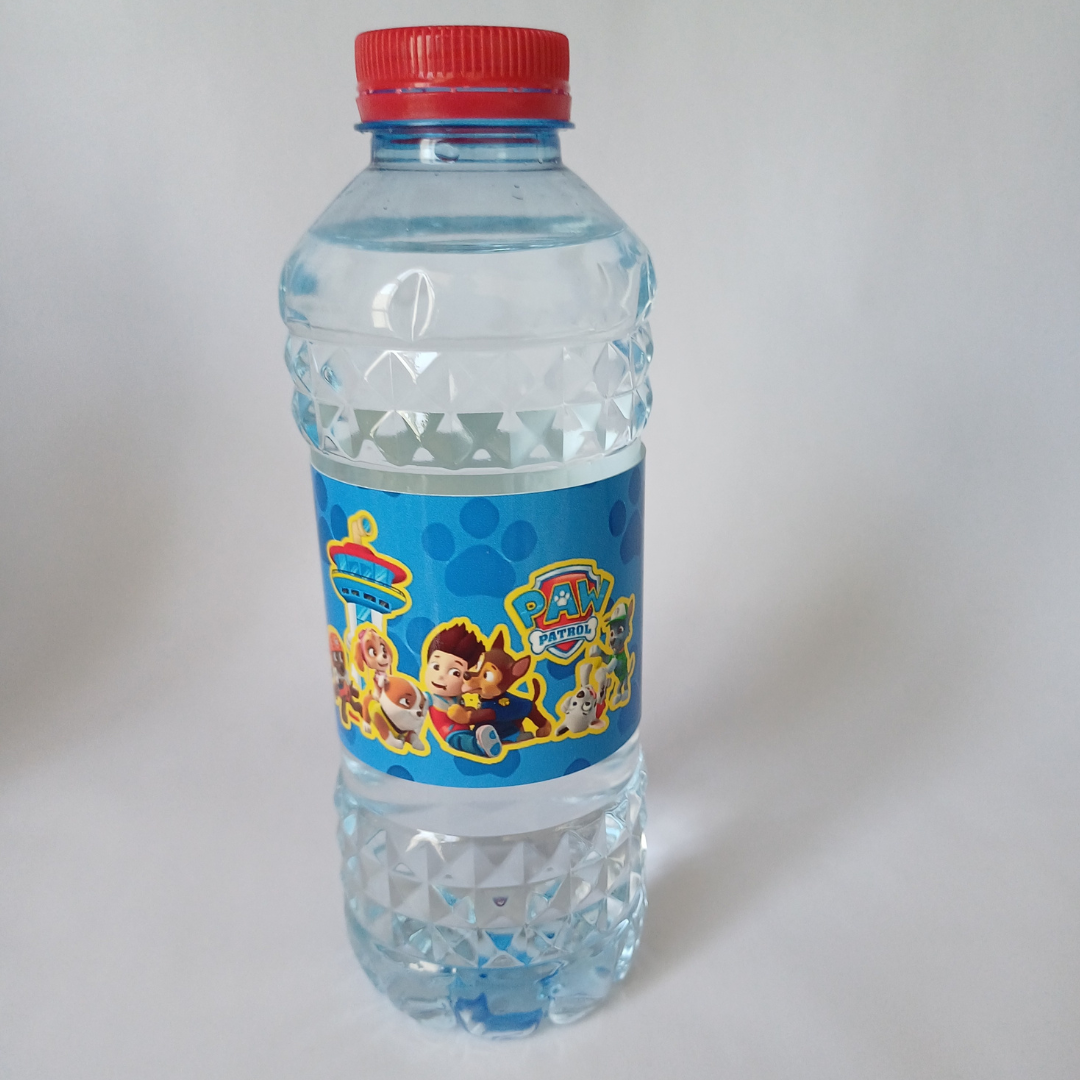 Customizable Water Bottle Label