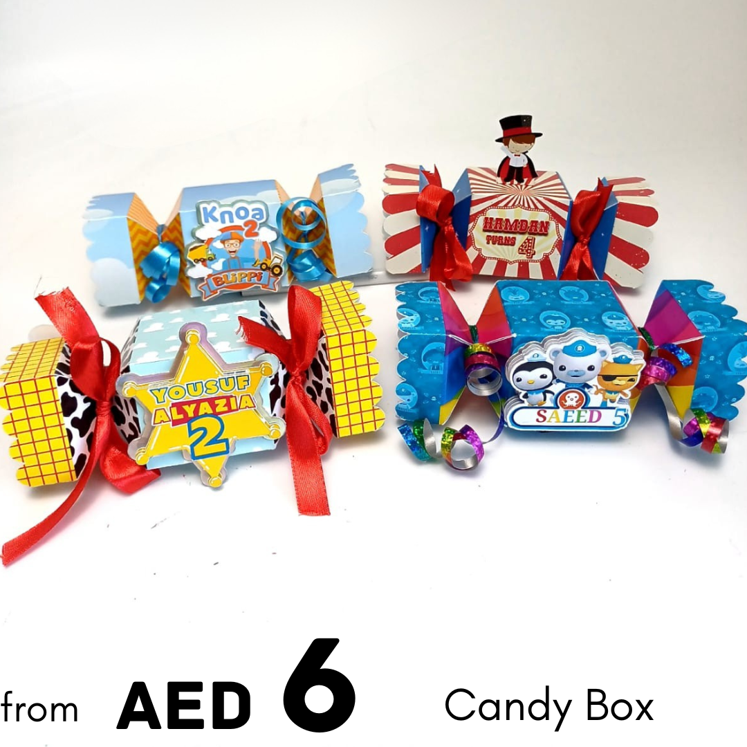 Customizable Candy-Shaped Box