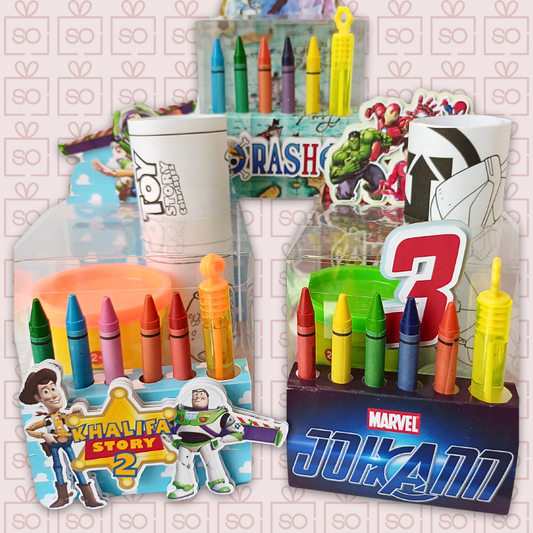 Customizable 4 Inch Clear Activity Box