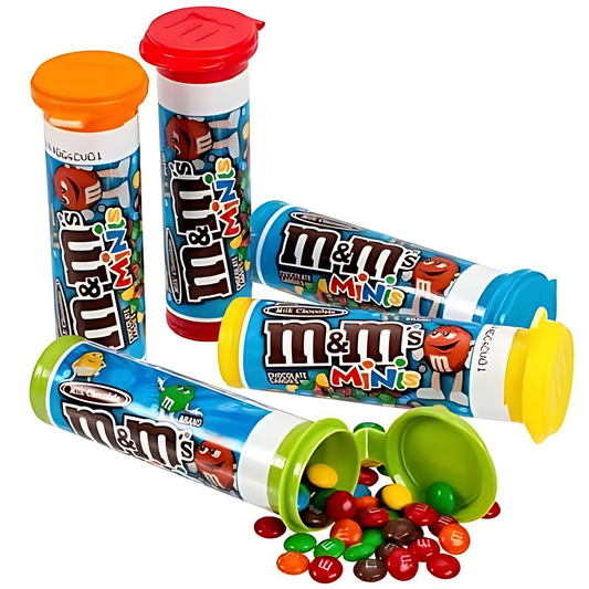M&Ms Minis Assorted Chocolate Candy, 30.6g Tubes