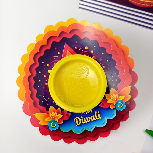 Diwali PlayDoh Card