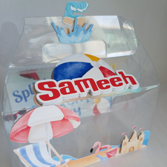 Clear 3D gable box