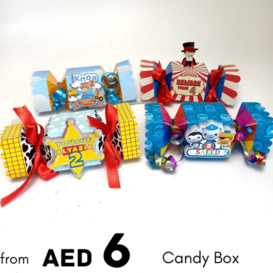 Customizable Candy-Shaped Box